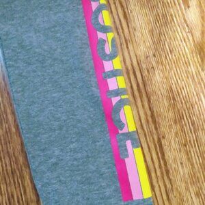 Justice little girl's size 7/8 grey leggings